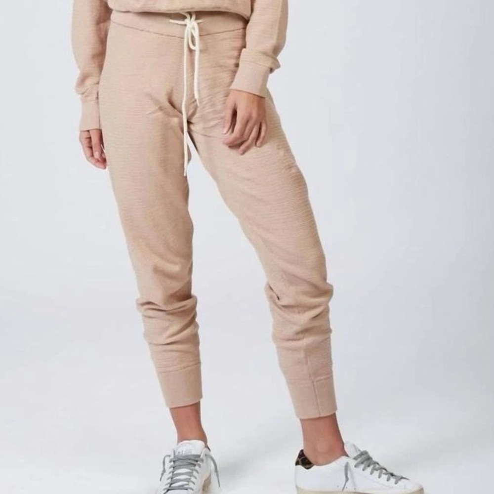 Varley Alice Sweat Pant Praline/Ivory Size Medium New MARP $108